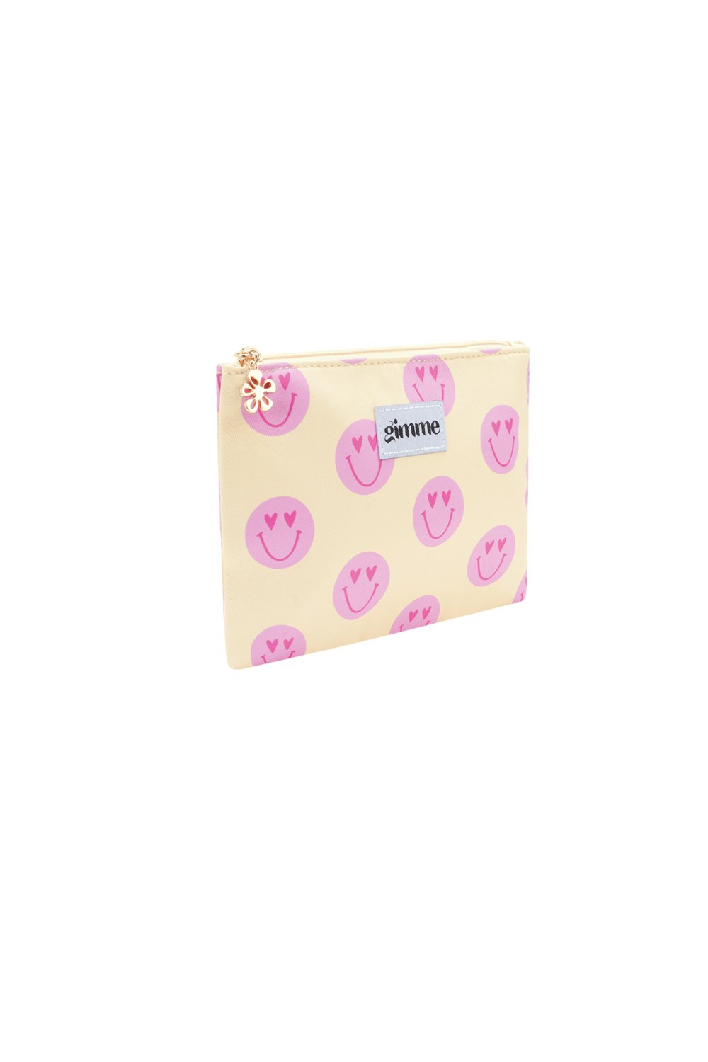 Gimme Smiling Face Makeup Tas - Geel - Little Things