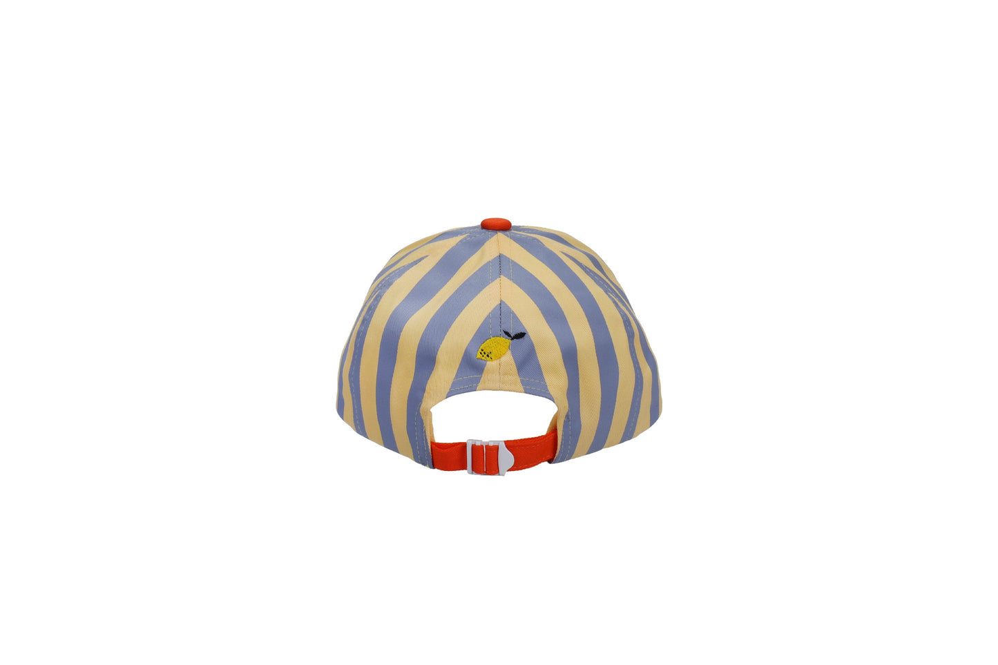 Sticky Lemon Cap – Stripes - Blue Whale & Sandy Yellow - Little Things