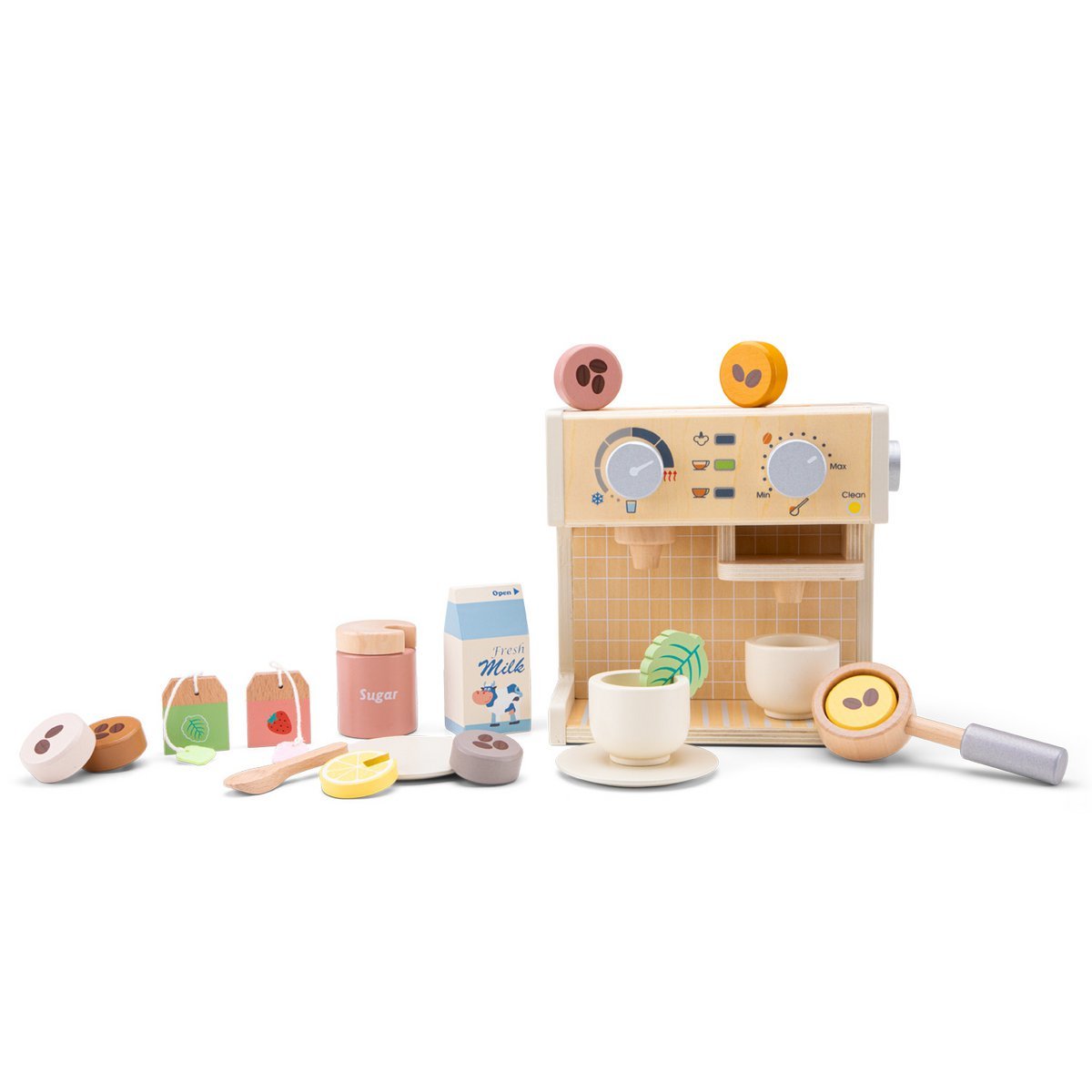Woet - Houten Koffiezetapparaat Speelgoed - Little Things