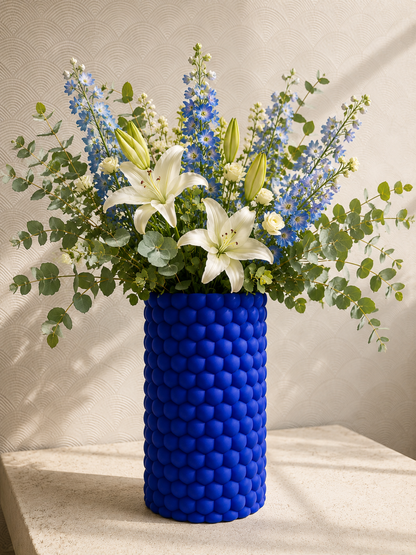 Bloemenvaas 3D Geprint - Bubbel Design - Little Things 3D