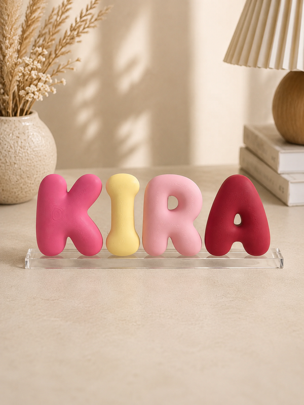 3D Bubble Letter - Kies je Eigen Letter - Little Things 3D