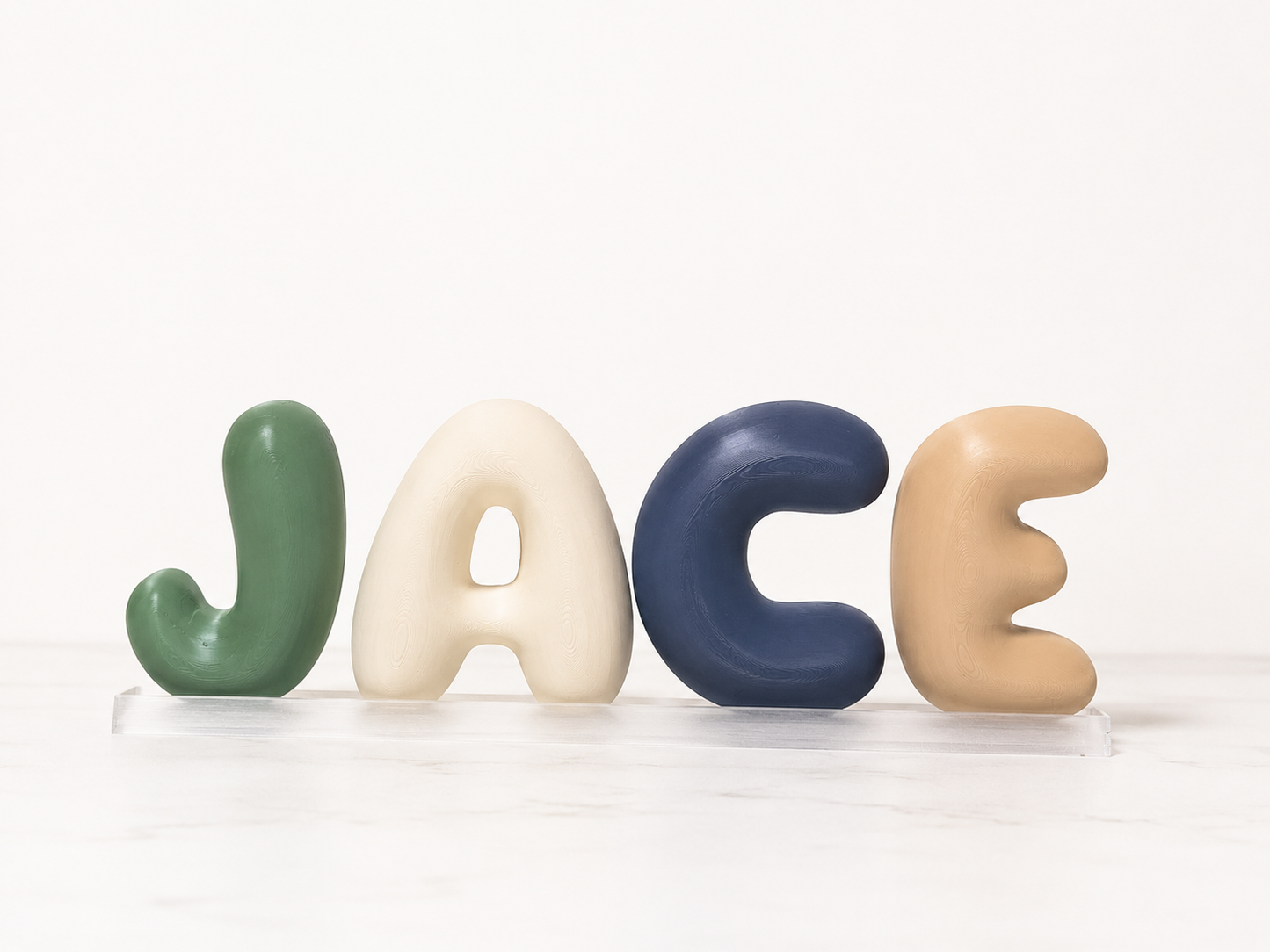 3D Bubble Letter - Kies je Eigen Letter