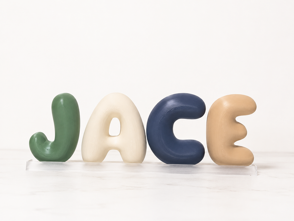 3D Bubble Letter - Kies je Eigen Letter