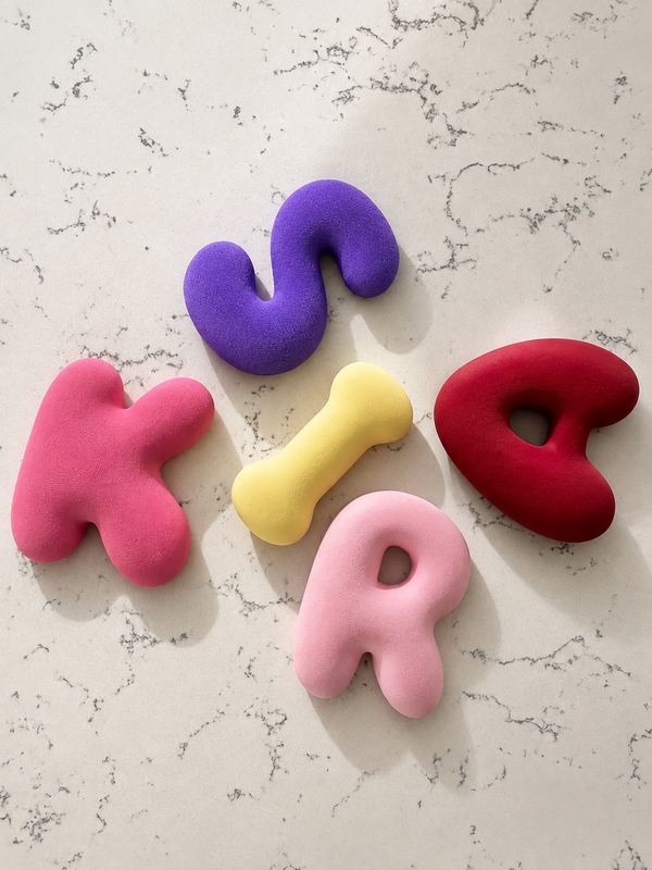 3D Bubble Letter - Kies je Eigen Letter - Little Things 3D