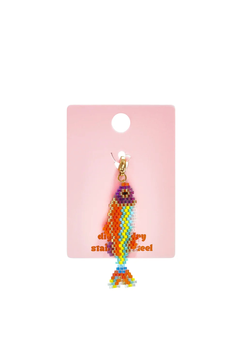 Lilli June Agaat Vissen Bedeltje - DIY Sieraden - Gemixte Kleuren