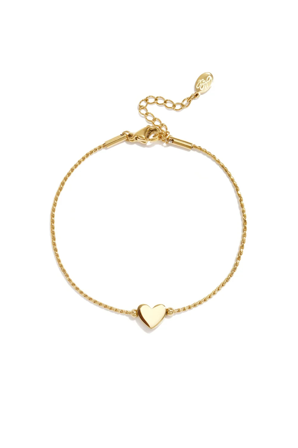 Lilli June roestvrij stalen armband - Hartje - Goud