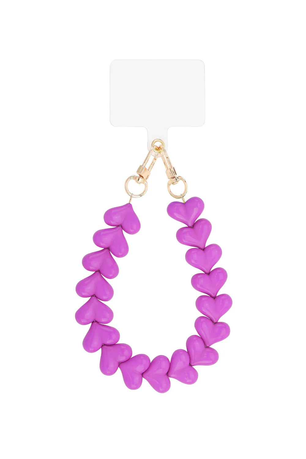 Little Things Heart Phone Cord - Pink