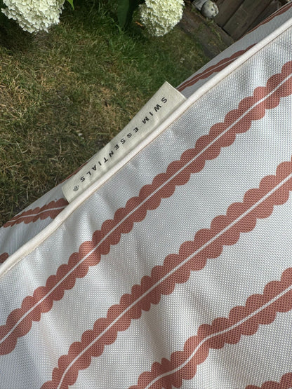 Premium Luchtbed Zwembad - Rood/Beige - Saint Tropez