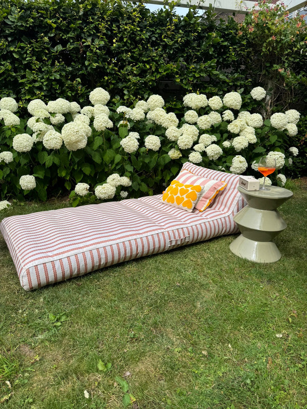 Premium Luchtbed Zwembad - Rood/Beige - Saint Tropez