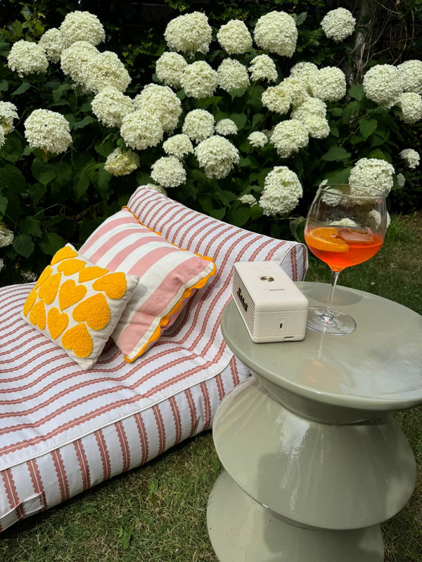 Premium Luchtbed Zwembad - Rood/Beige - Saint Tropez