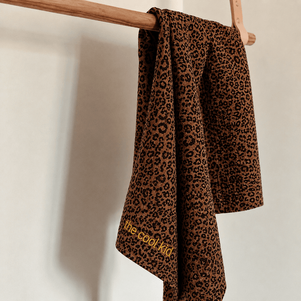 Atelier Pomme Huge Towel - Hydrophiles Tuch - Leopard