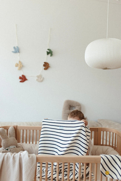 Atelier Pomme Huge Towel - Hydrofiele Doek - The Breton Stripe - Little Things