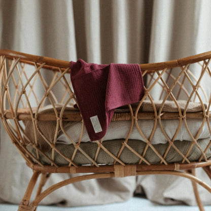 Atelier Pomme Petit Towel - Hydrofiele Doek - Burgundy Boo - Little Things