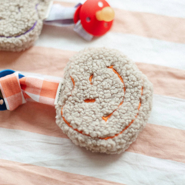 Atelier Pomme - Schnullertuch - Oopsy Orange