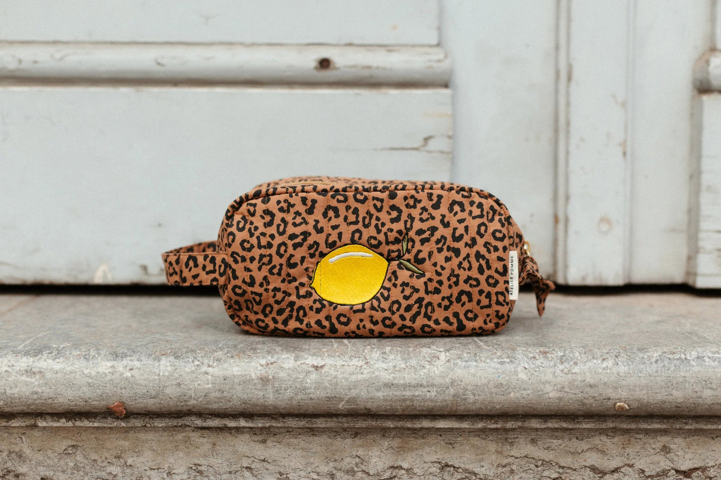 Atelier Pomme The Perfect Pouch - Leopard - Citroen - Little Things