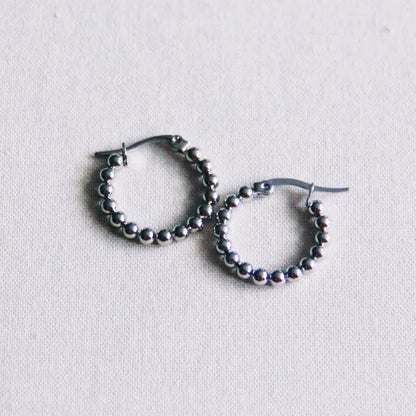 Bazou - Zilveren Oorbellen met Balletjes - 20mm - Little Things