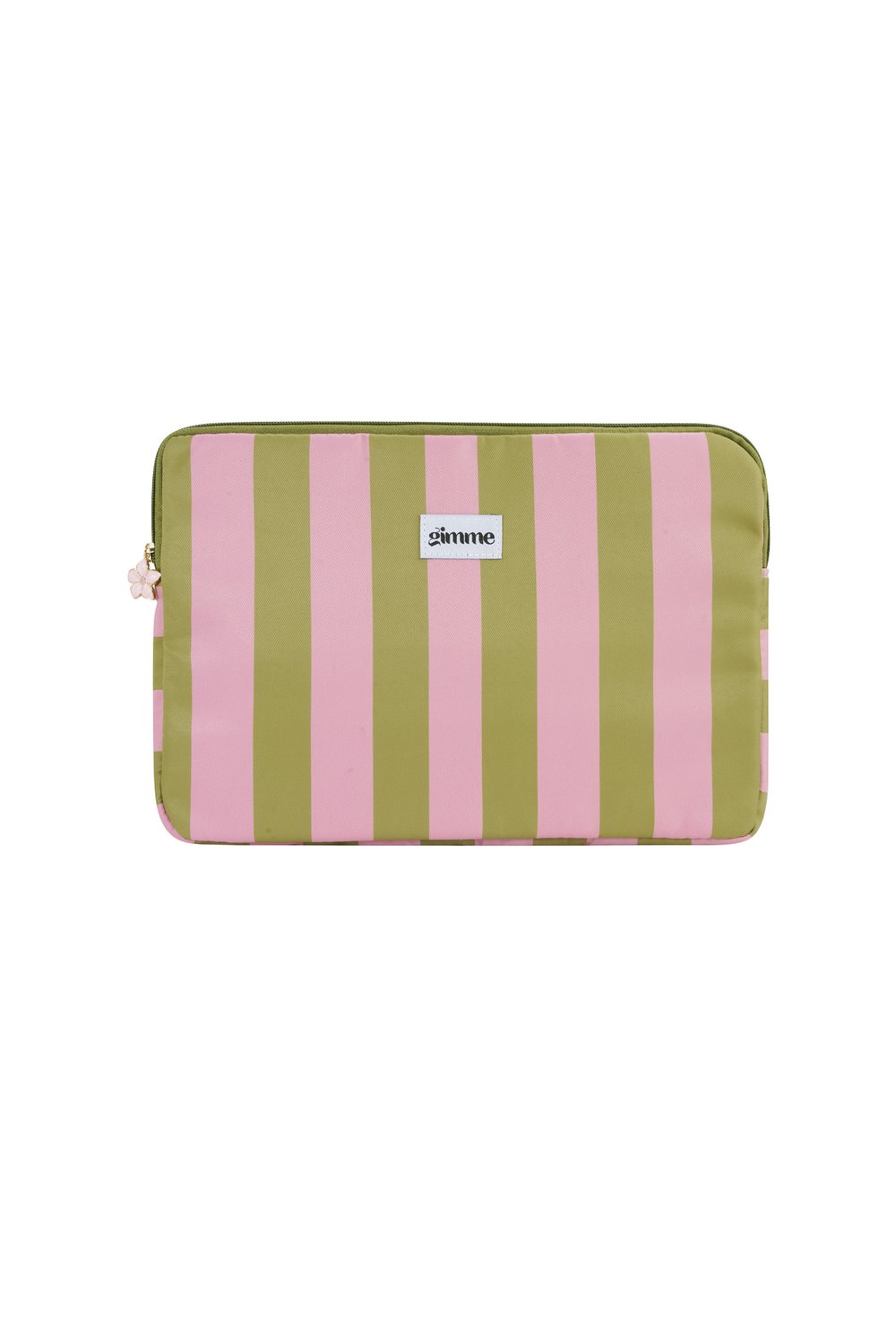Gimme Streep Laptophoes - 13 inch - Roze Groen - Little Things