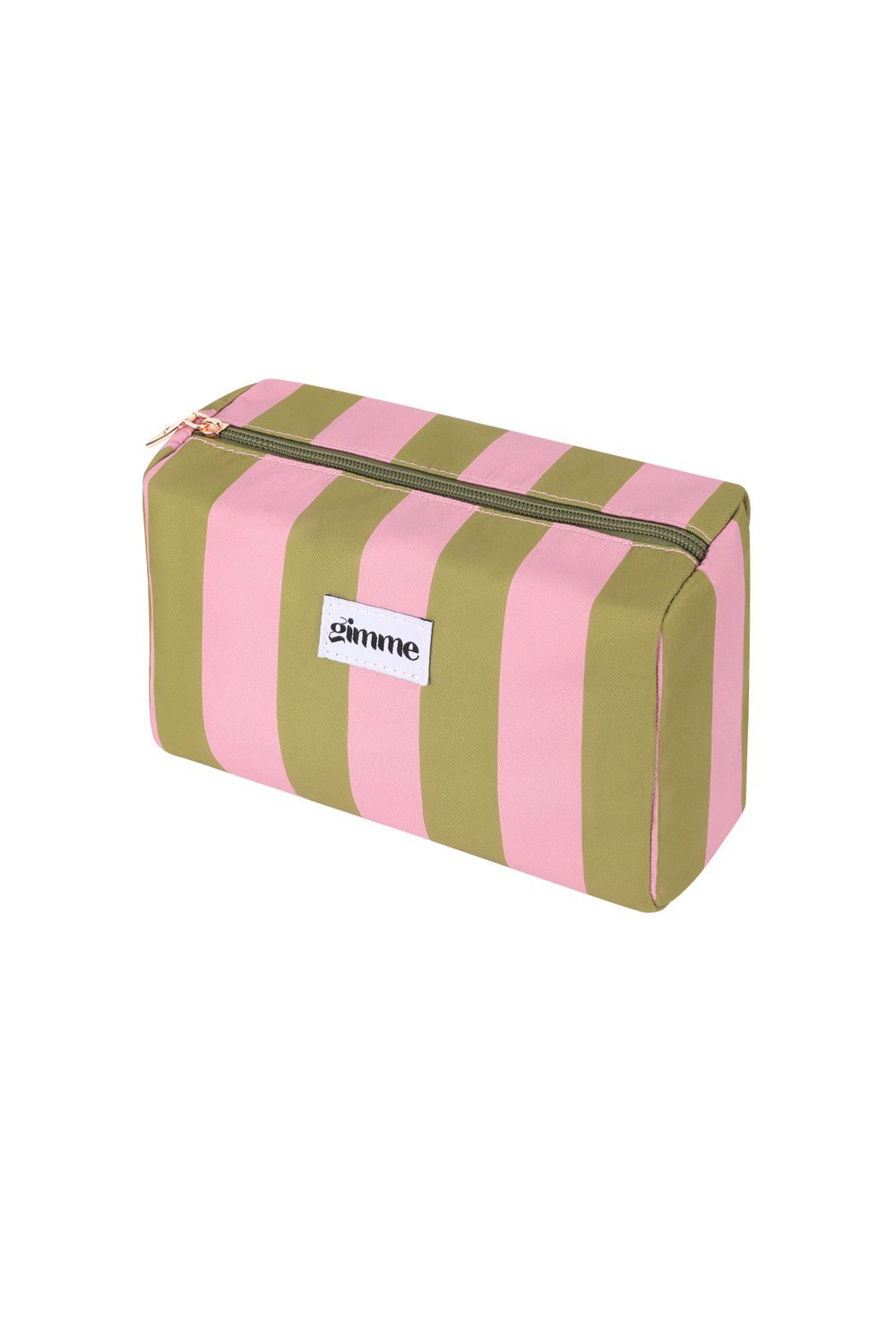 Gimme Toilettas Groot Streep - Roze Groen - Little Things