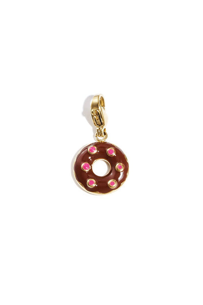 Lilli June Donut Charm – DIY Sieraden Bedeltje – Bruin - Little Things