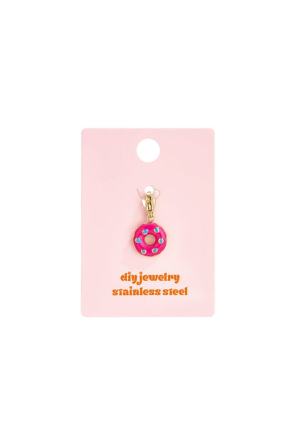 Lilli June Donut Charm – DIY Sieraden Bedeltje – Bruin - Little Things