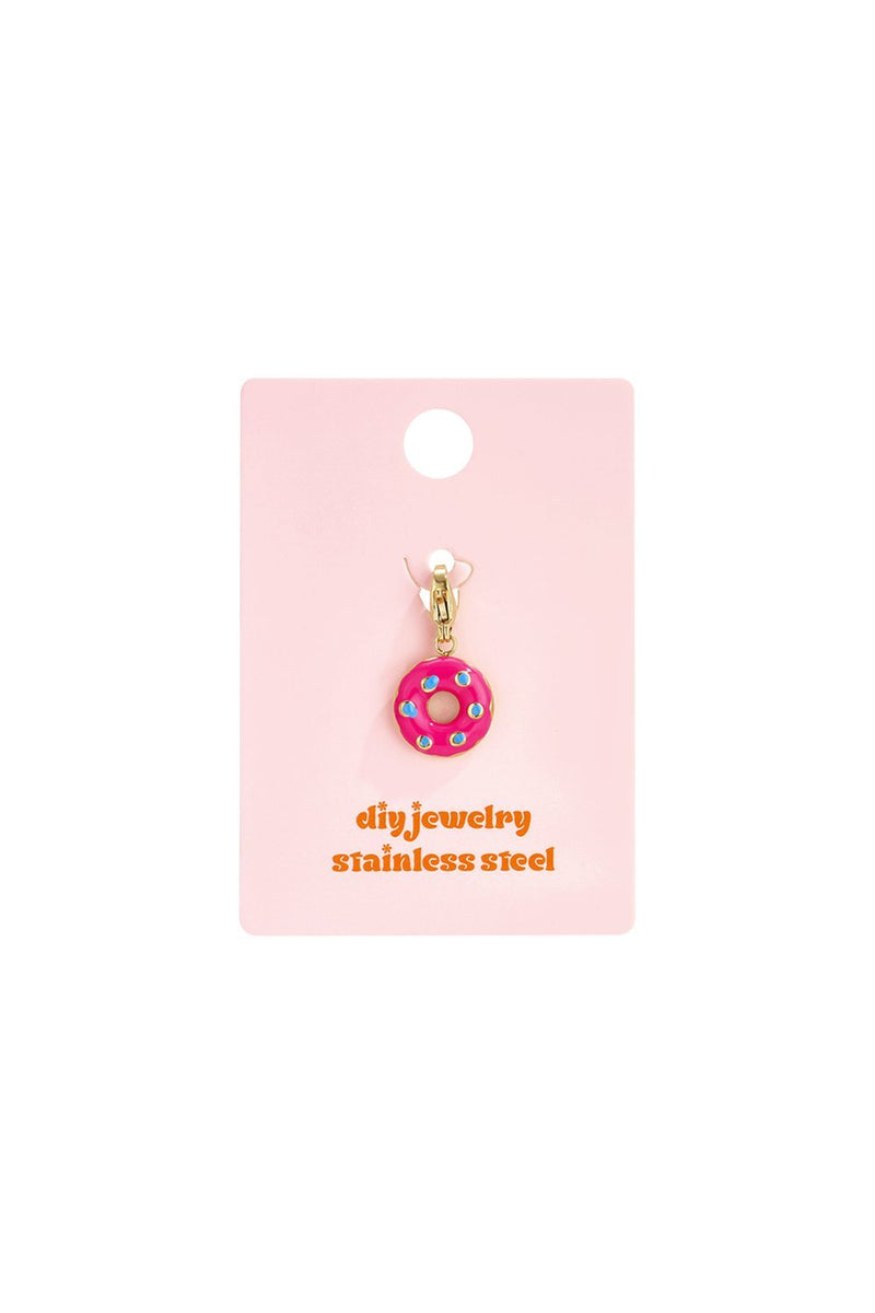 Lilli June Donut Charm – DIY Sieraden Bedeltje – Bruin