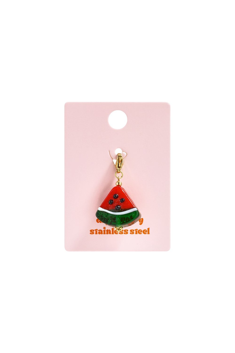 Lilli June Watermeloen Charm - DIY Sieraden Bedeltje - Rood - Little Things