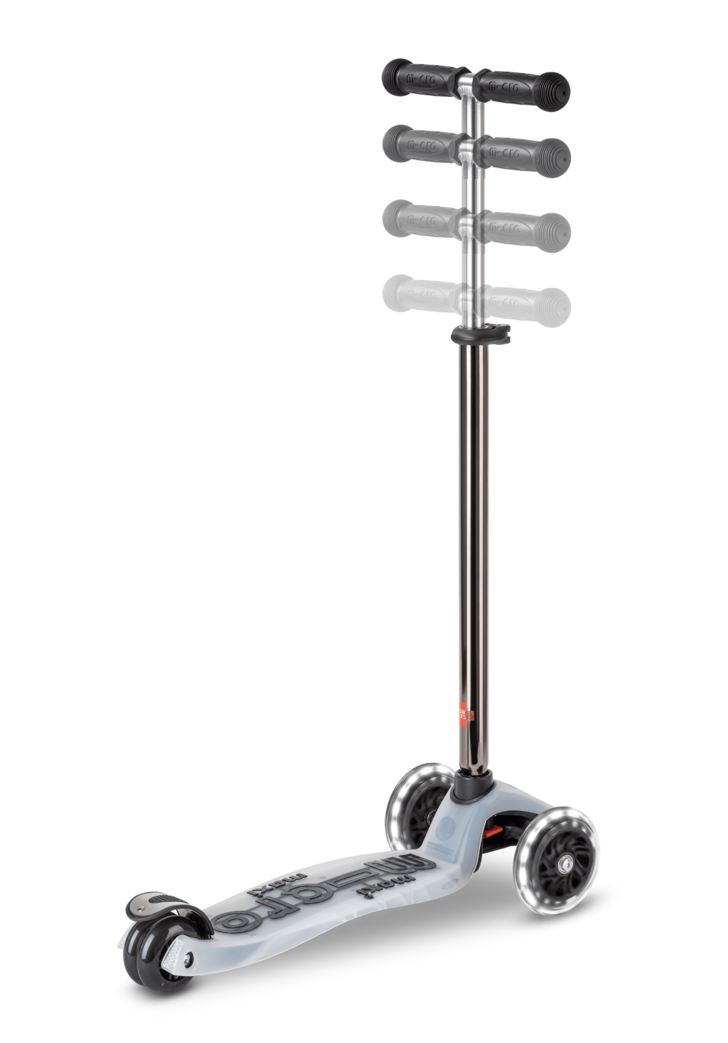 Micro Maxi Deluxe Flux LED – Kinderstep met Lichtgevende Wielen – Neochrome Zwart - Little Things