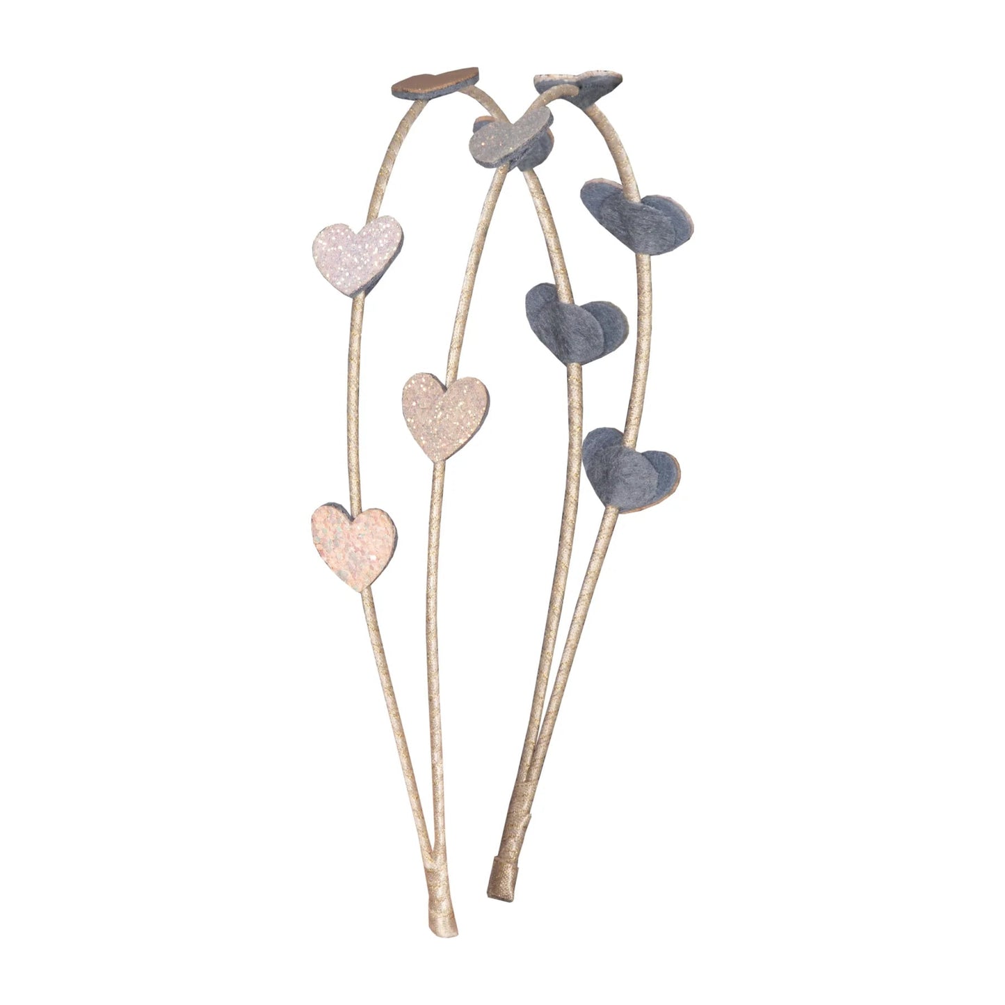 Mimi & Lula Dubbele Haarband met Hartjes - Little Things