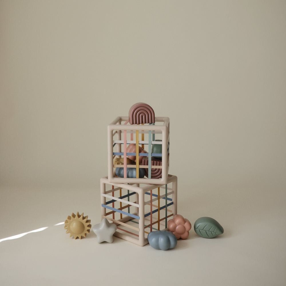 Mushie Elastic Shape Sorter - Little Things
