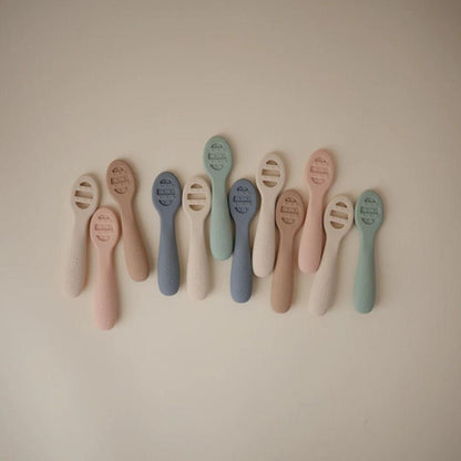 Mushie First Feeding Baby Spoon – Tradewinds / Shifting Sand - Little Things