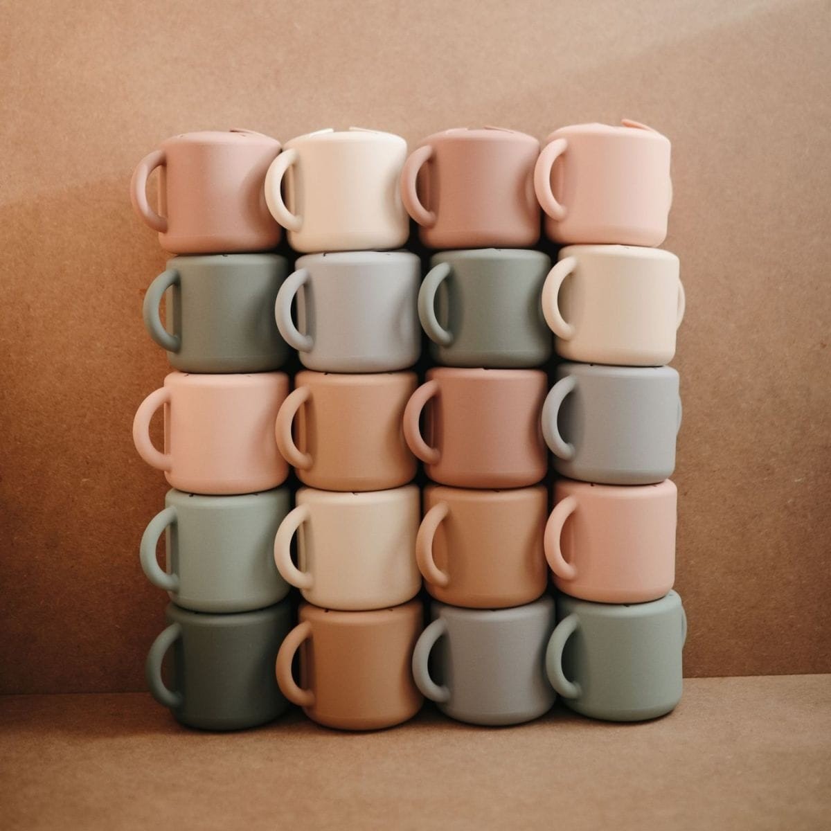 Mushie Snack Cup – Blush - Little Things