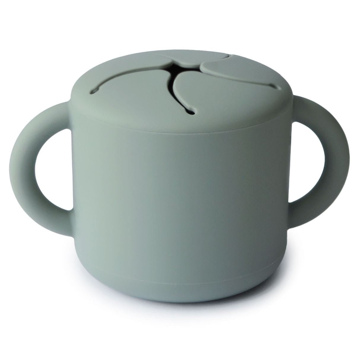Mushie Snack Cup – Cambridge Blue - Little Things