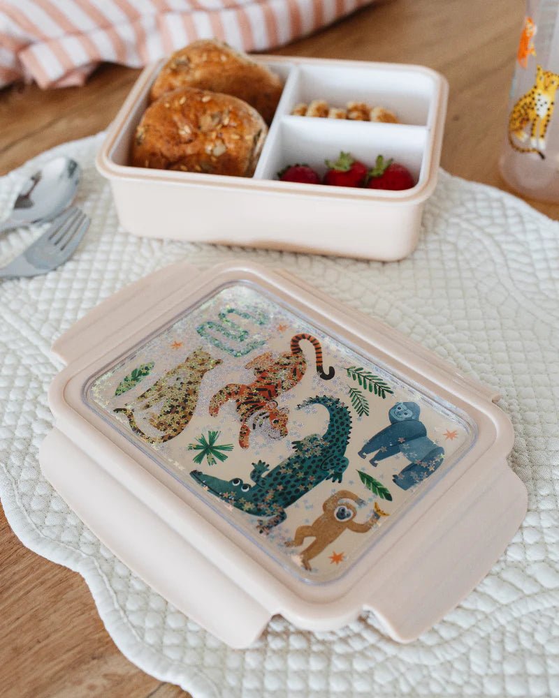 Petit Monkey Bento Lunchbox – Ondersteboven Dieren - Little Things