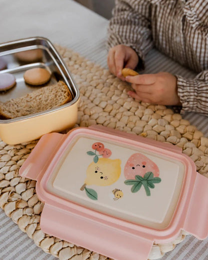 Petit Monkey Bento Lunchbox RVS – Sparkling Fruits - Little Things