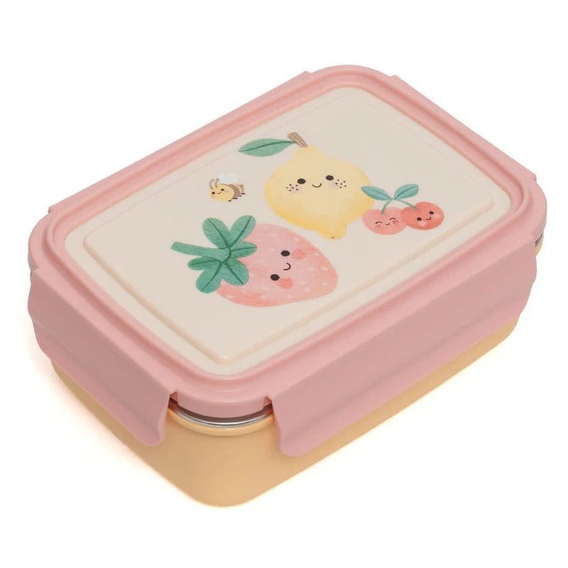 Petit Monkey Bento Lunchbox RVS – Sparkling Fruits