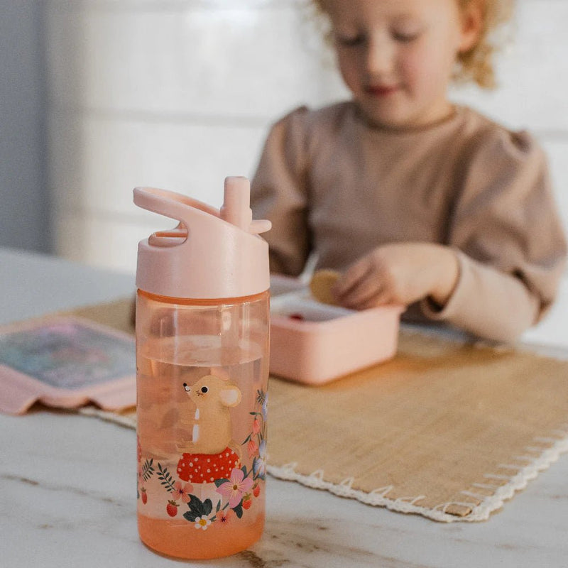 Petit Monkey Drinkfles met Rietje – Dieren Picnic