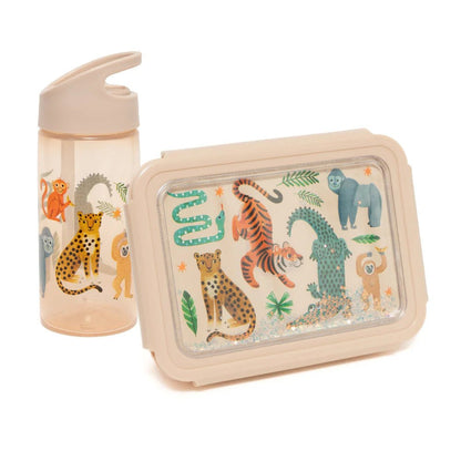 Petit Monkey Drinkfles met Rietje – Ondersteboven Dieren - Little Things
