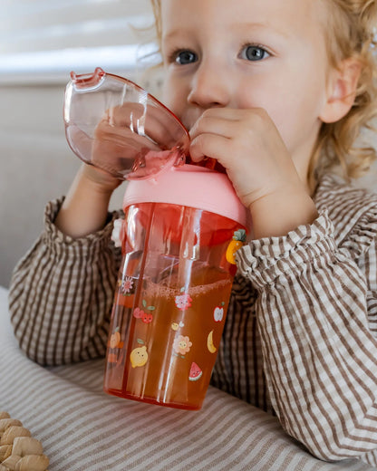 Petit Monkey Dubbele Drinkfles – Sparkling Fruits - Little Things