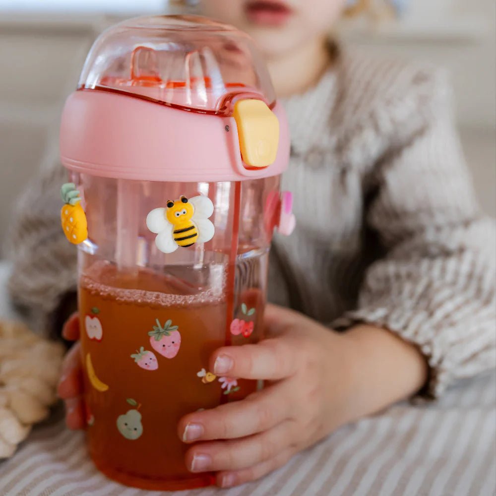 Petit Monkey Dubbele Drinkfles – Sparkling Fruits - Little Things