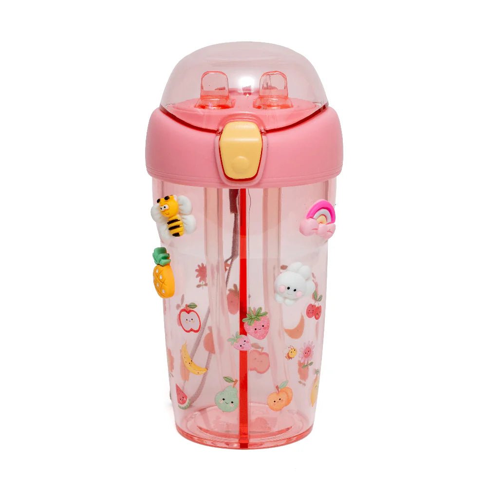 Petit Monkey Dubbele Drinkfles – Sparkling Fruits - Little Things