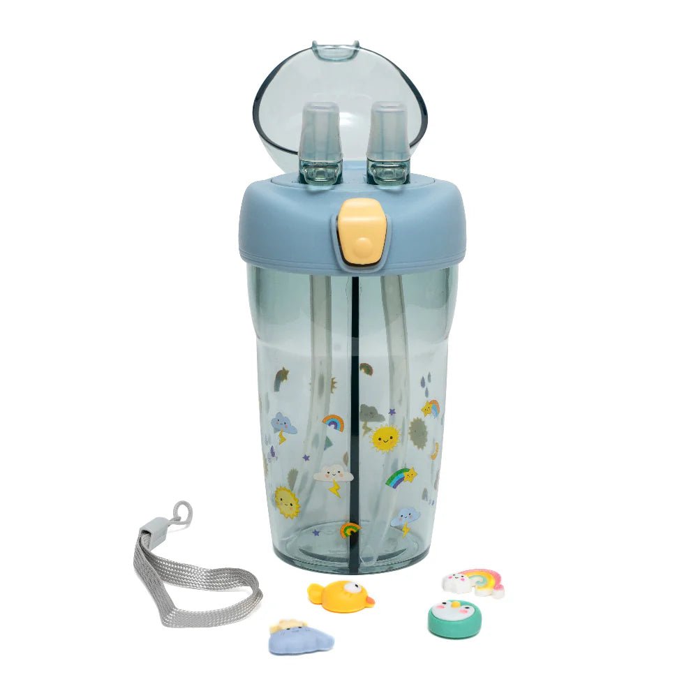 Petit Monkey Dubbele Drinkfles – Sparkling Sky - Little Things