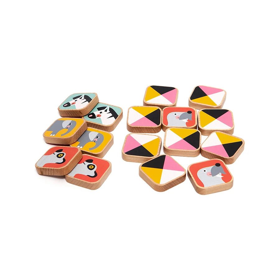 Petit Monkey Houten Dieren Memospel - Little Things