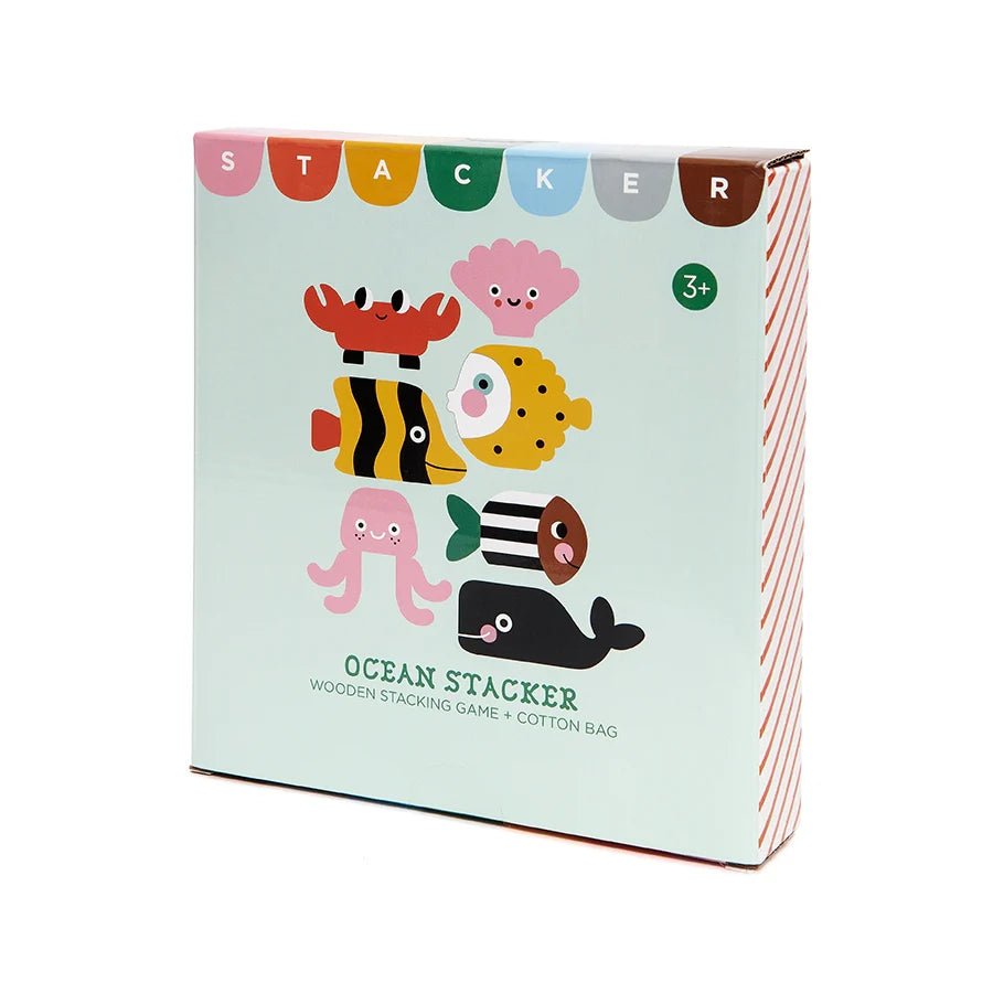 Petit Monkey Houten Oceaan Stapeltoren - Little Things
