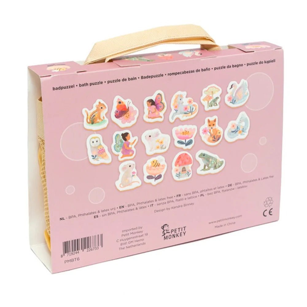 Petit Monkey Zachte Schuim Badpuzzel – Feeënbos - Little Things
