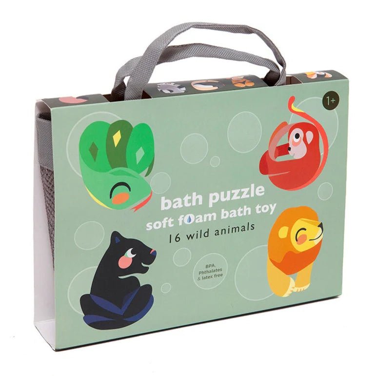 Petit Monkey Zachte Schuim Badpuzzel – Wilde Dieren - Little Things
