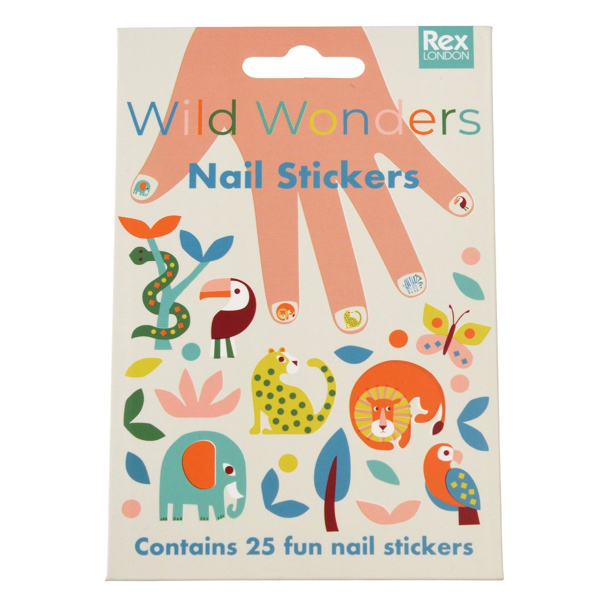Rex London – Nagelstickers voor Kinderen – Wild Wonders - Little Things