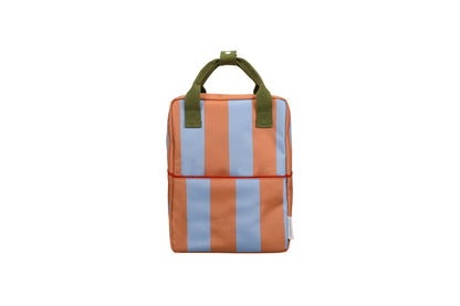 Sticky Lemon Backpack Medium – Stripes - Cloud Blue & Maple Whirl - Little Things