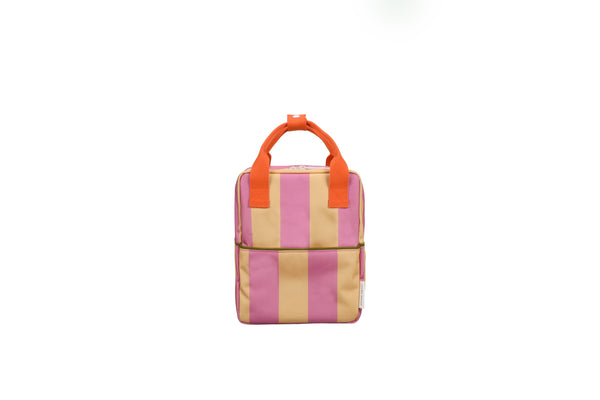 Sticky Lemon Backpack Small – Stripes - Rosebay Pink & Apple Juice